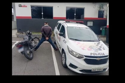 PM prende em S.Bernardo indivíduo por receptação e recupera moto roubada em Diadema
