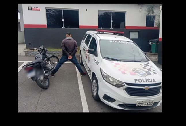 PM prende em S.Bernardo indivíduo por receptação e recupera moto roubada em Diadema