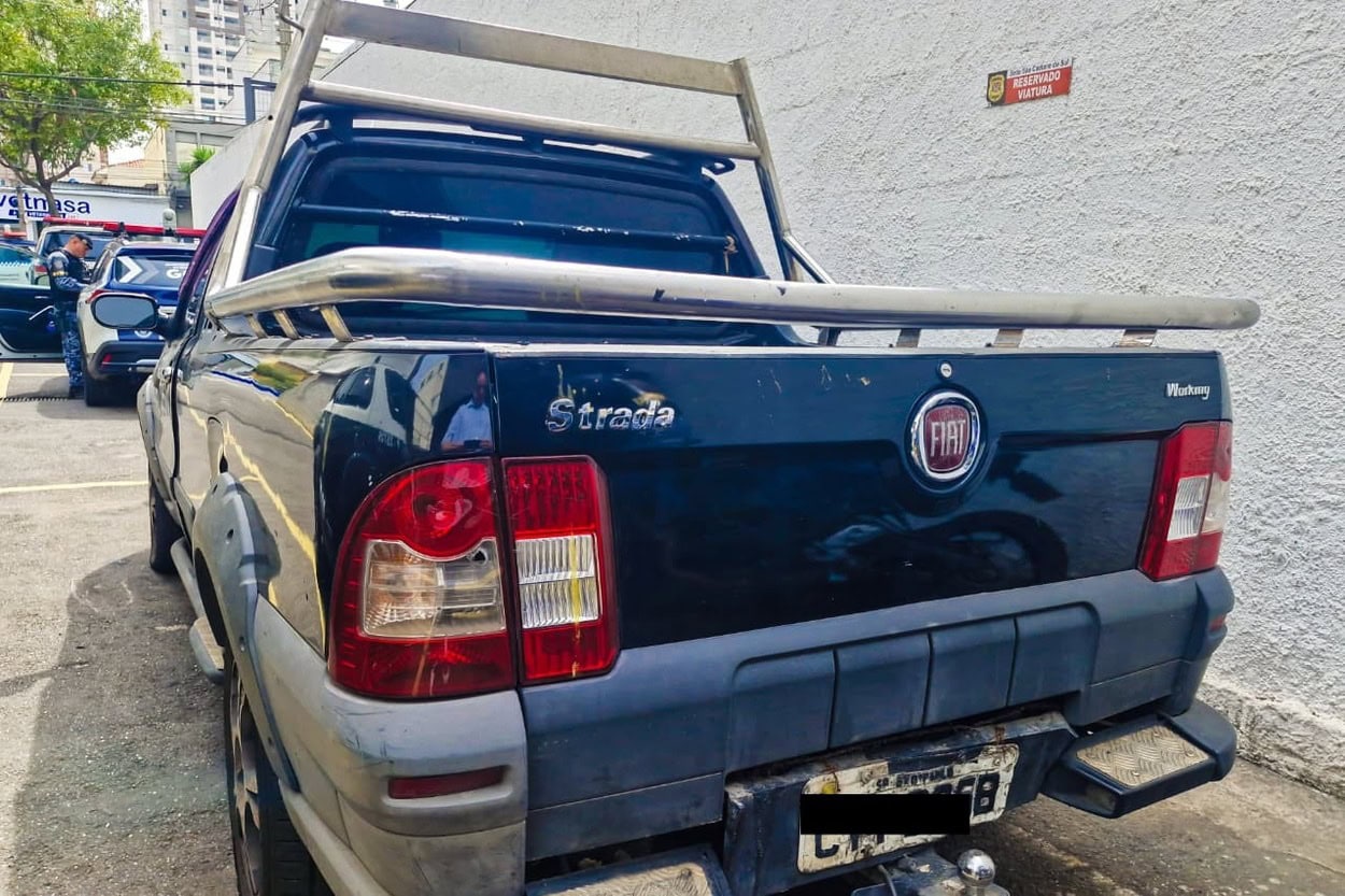 GCM de São Caetano apreende veículo com placa adulterada detectado pelo Smart Sanca
