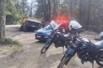 GCM de Diadema apreende descarte irregular na Estrada Pedreira Alvarenga