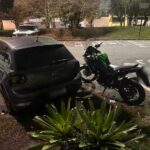 Polícia recupera carro e moto roubados em Santo André e detém dois assaltantes.