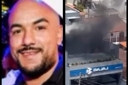 Rapaz fica ferido em incêndio em concessionária de motos em Santo André