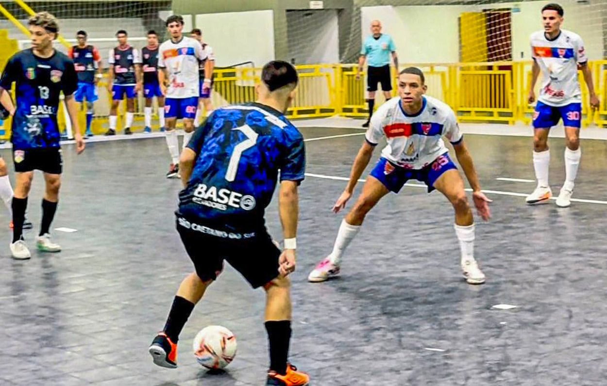 Liga Sancaetanense de Futsal recebe Wimpro de Guarulhos pelo Paulista Sub-20 e goleia por 7 a 1