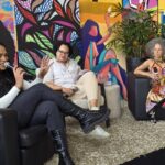 Mesa Literária sobre o protagonismo feminino na música e literatura com curadoria de Luiza Romão foto: Fernando Coutinho/PMETRP