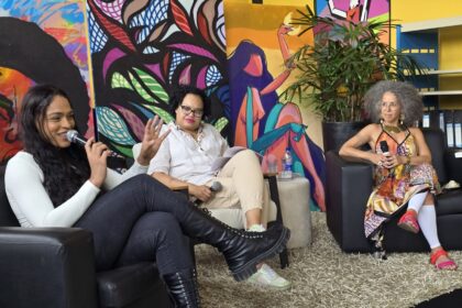 Mesa Literária sobre o protagonismo feminino na música e literatura com curadoria de Luiza Romão foto: Fernando Coutinho/PMETRP