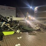 Queda de estrutura na Vila do Doce deixa três pessoas feridas em Ribeirão Pires