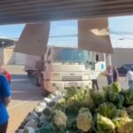 Motorista que invadiu hortifruti em SBC com caminhão estava embriagado e foi preso