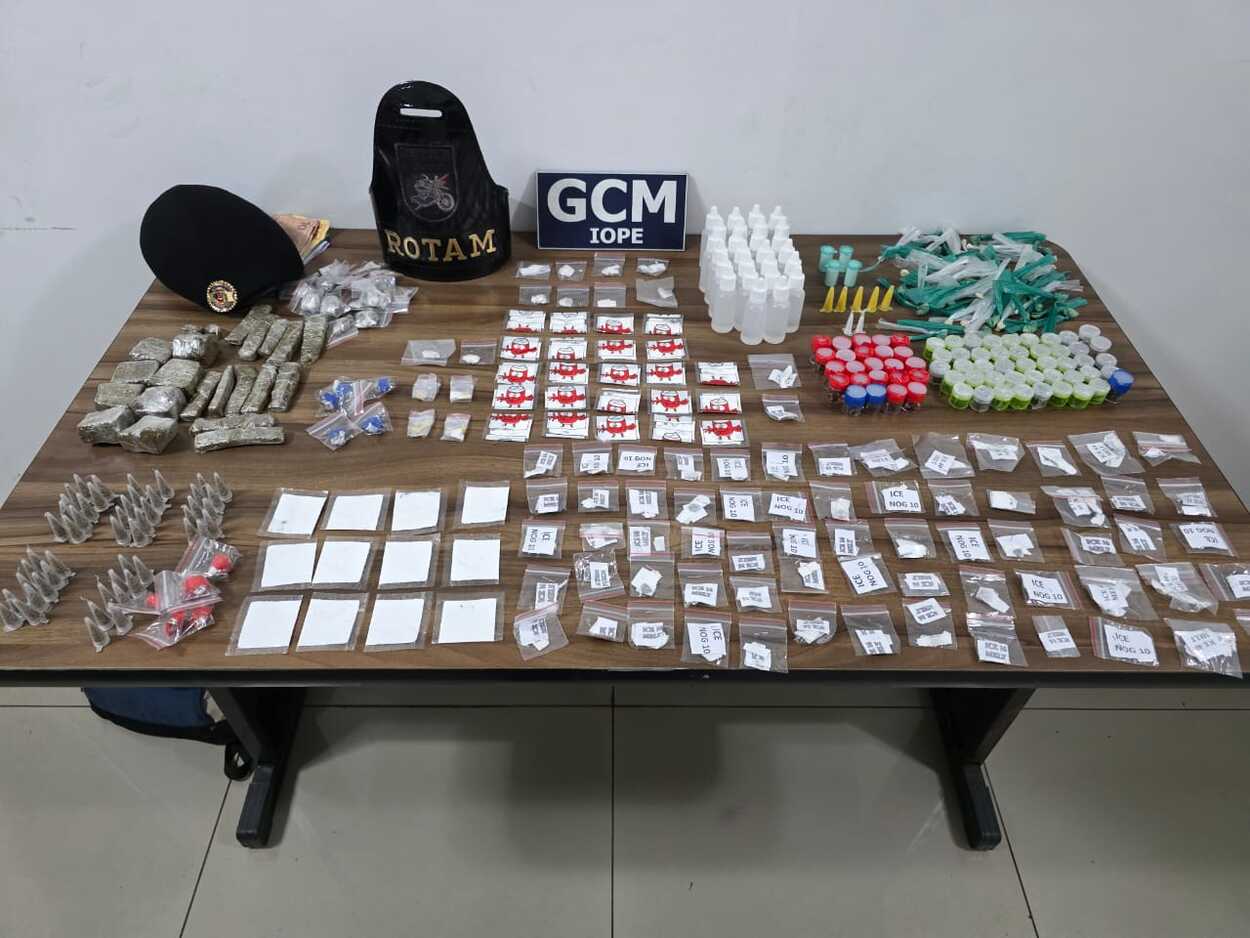 Operação entre GCMs de São Caetano e de SP apreende drogas e prende suspeito em Heliópolis