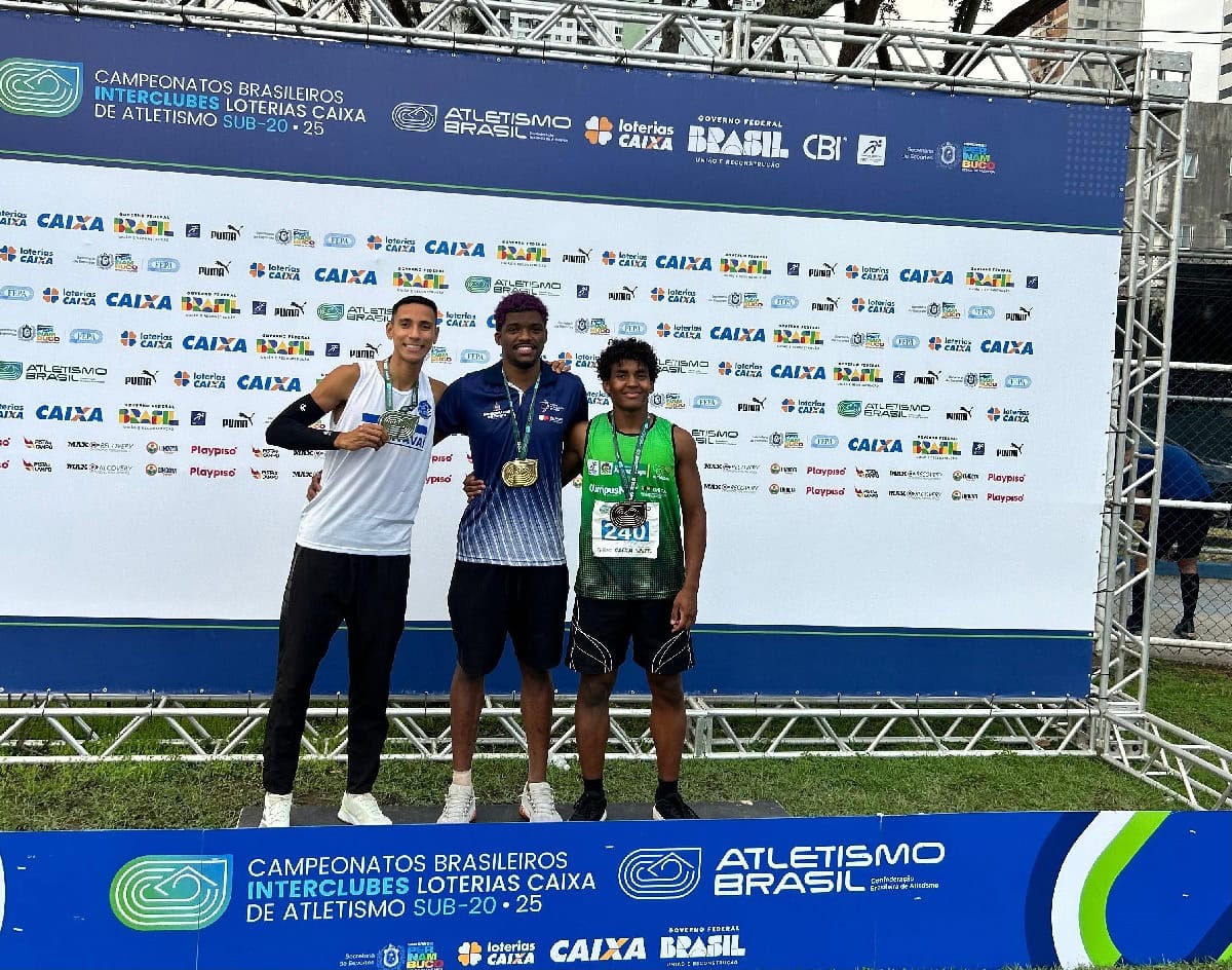 Equipe de São Bernardo conquista quatro medalhas no Brasileiro Interclubes Sub-20 de Atletismo