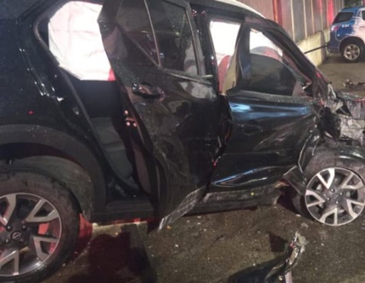 Durante Operação Dorme Bem, GCM de São Bernardo prende motorista embriagado após colisão em muro