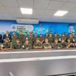 Atiradores do Tiro de Guerra 02-069 de São Caetano conhecem instalações do Smart Sanca