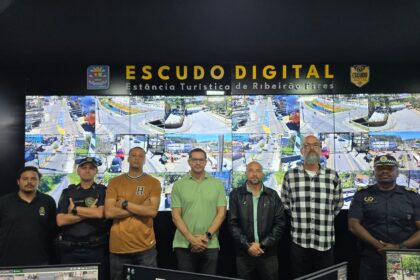 Equipes de Segurança de Ribeirão Pires e Rio Grande da Serra trocam experiências sobre videomonitoramento