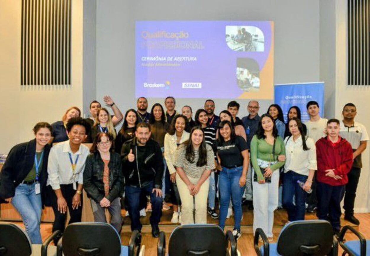 Braskem inicia curso gratuito de Auxiliar Administrativo no ABC e reforça empregabilidade de moradores da região