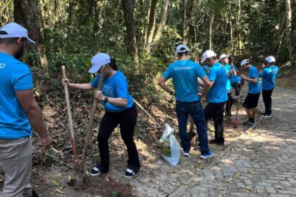 Braskem promove plantio de mudas no Parque da Gruta, em Mauá, durante a We Care Week