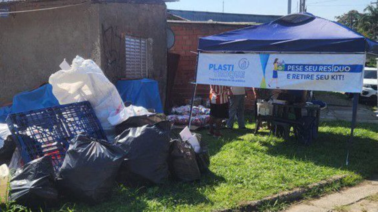 Braskem realiza ação Plastitroque em Rio Grande da Serra e transforma resíduos plásticos em benefícios para a comunidade