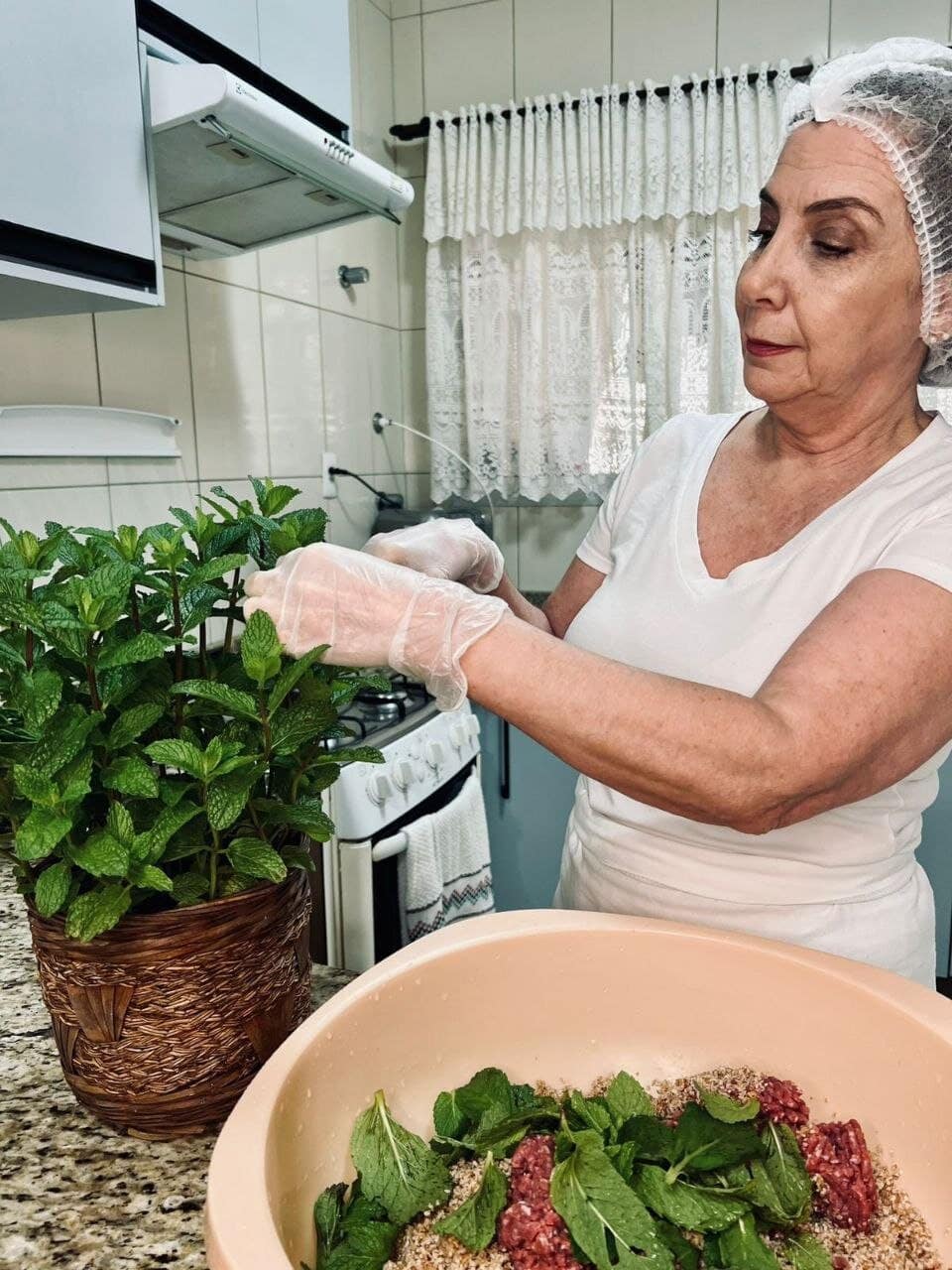 Fátima usa produtos de qualidade assim como ensinou seu Joaquim