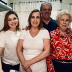 Thalita, Fátima, Carlos Alberto e Lylia: família já estabeleceu uma verdadeira linha de produção para os quibes