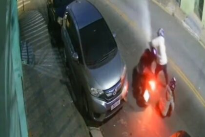  Vídeo com roubo de moto em Diadema viraliza nas redes sociais