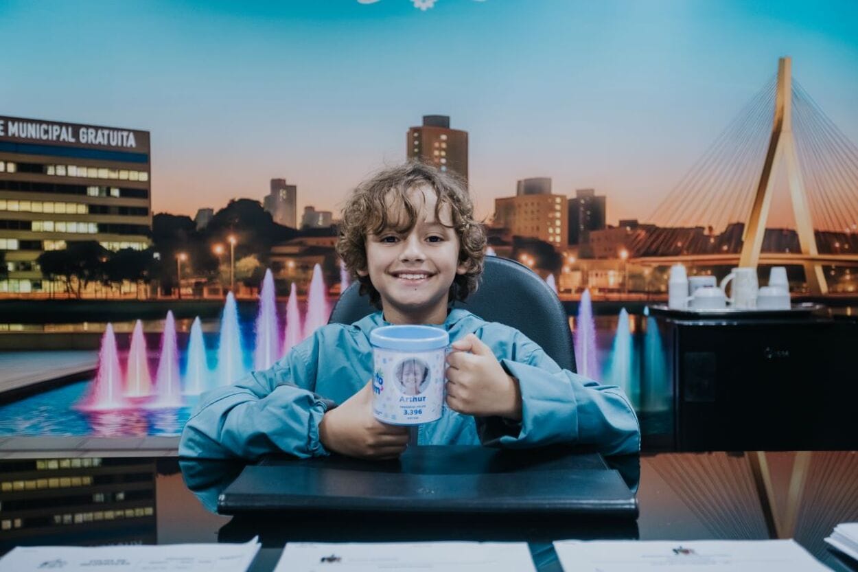 Arthur Nascimento, de 9 anos, é eleito prefeito mirim de São Bernardo com mais de 3.300 votos