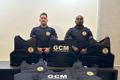 Guarda Civil Municipal de Rio Grande da Serra recebe novos coletes balísticos