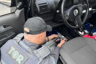 Motorista é preso em flagrante na Rodovia Anchieta com pistola 9mm