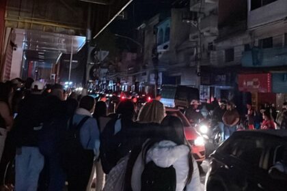 Vila São Pedro, em São Bernardo, fica sem energia elétrica na noite desta quinta