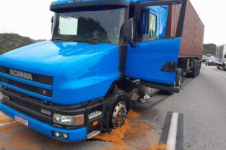 Pane mecânica em carreta gera 9 km de congestionamento Rodoanel