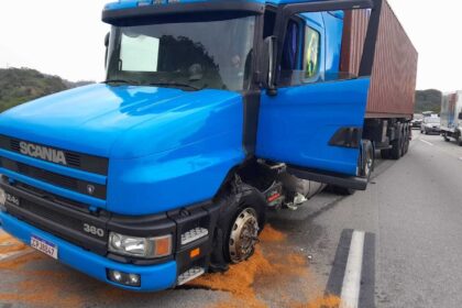 Pane mecânica em carreta gera 9 km de congestionamento Rodoanel