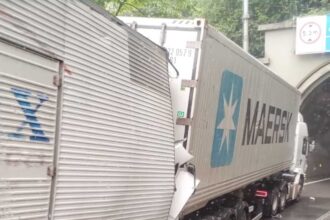 Acidente com caminhões na Anchieta deixa um sem vida e dois feridos gravemente