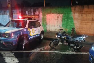 GCM de SBC recupera moto furtada e prende homem 3 dias após sua saída do sistema prisional