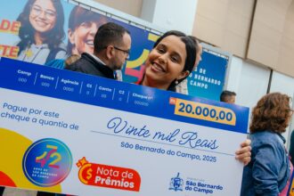 Nota de Prêmios chega à marca de R$ 500 mil pagos em 2025 e incentiva cidadania fiscal em São Bernardo