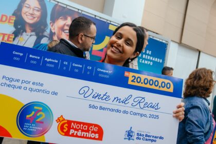 Nota de Prêmios chega à marca de R$ 500 mil pagos em 2025 e incentiva cidadania fiscal em São Bernardo