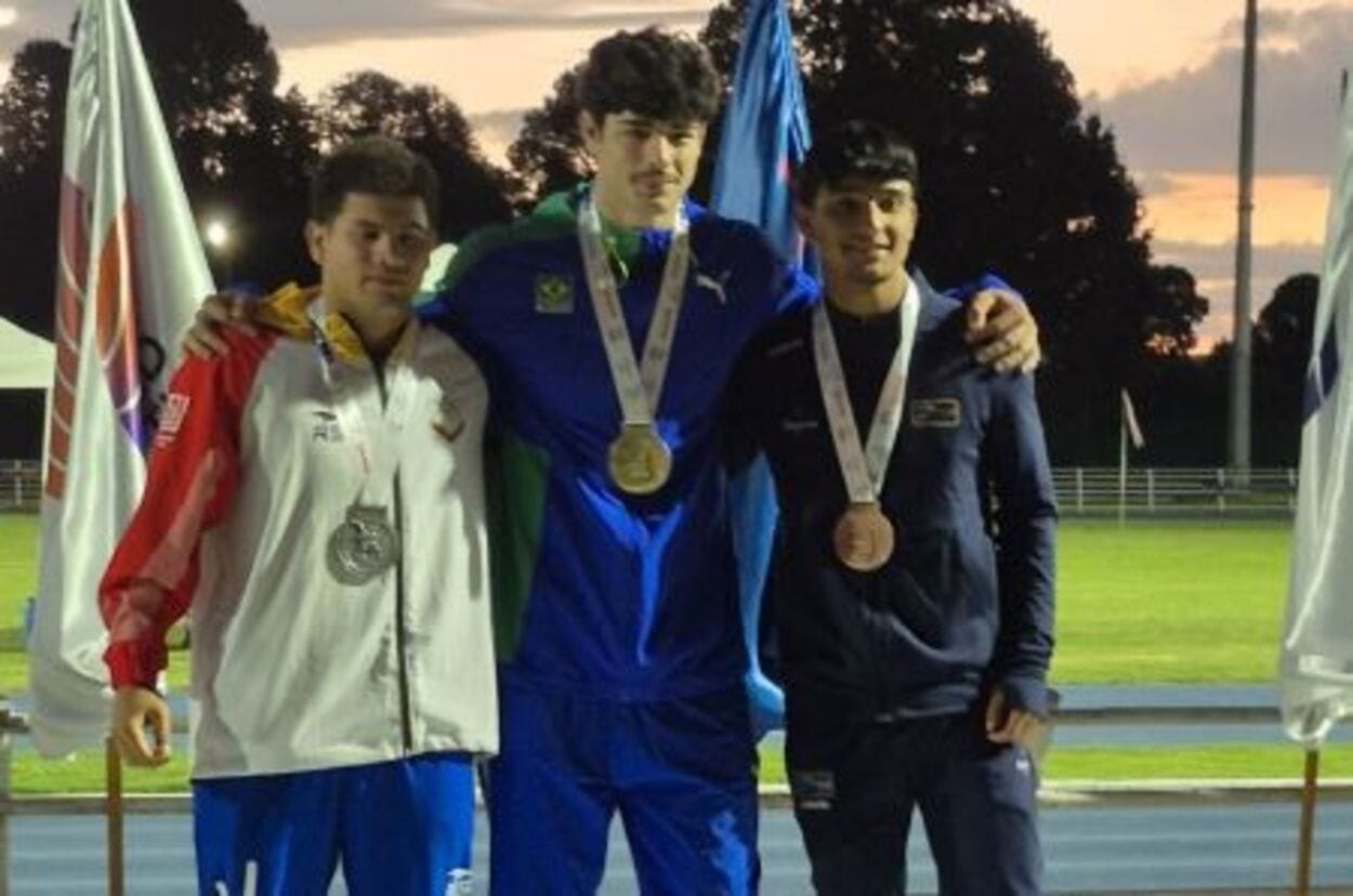 Atleta de São Bernardo conquista ouro no Pan-Americano Sub-20 de Atletismo