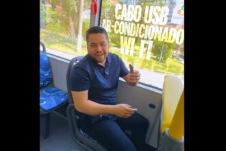 Prefeito Gilvan testa novo Circular da Saúde em Santo André