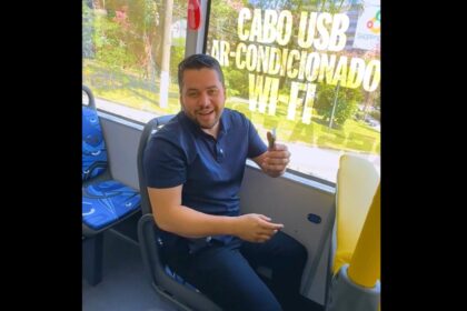 Prefeito Gilvan testa novo Circular da Saúde em Santo André