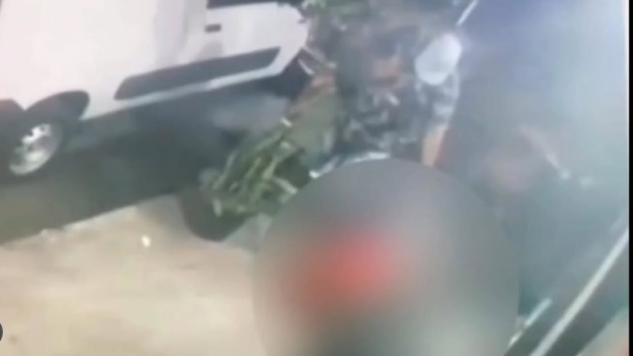 encontraram Patrick caído ao chão e diversas cápsulas deflagradas ao redor.