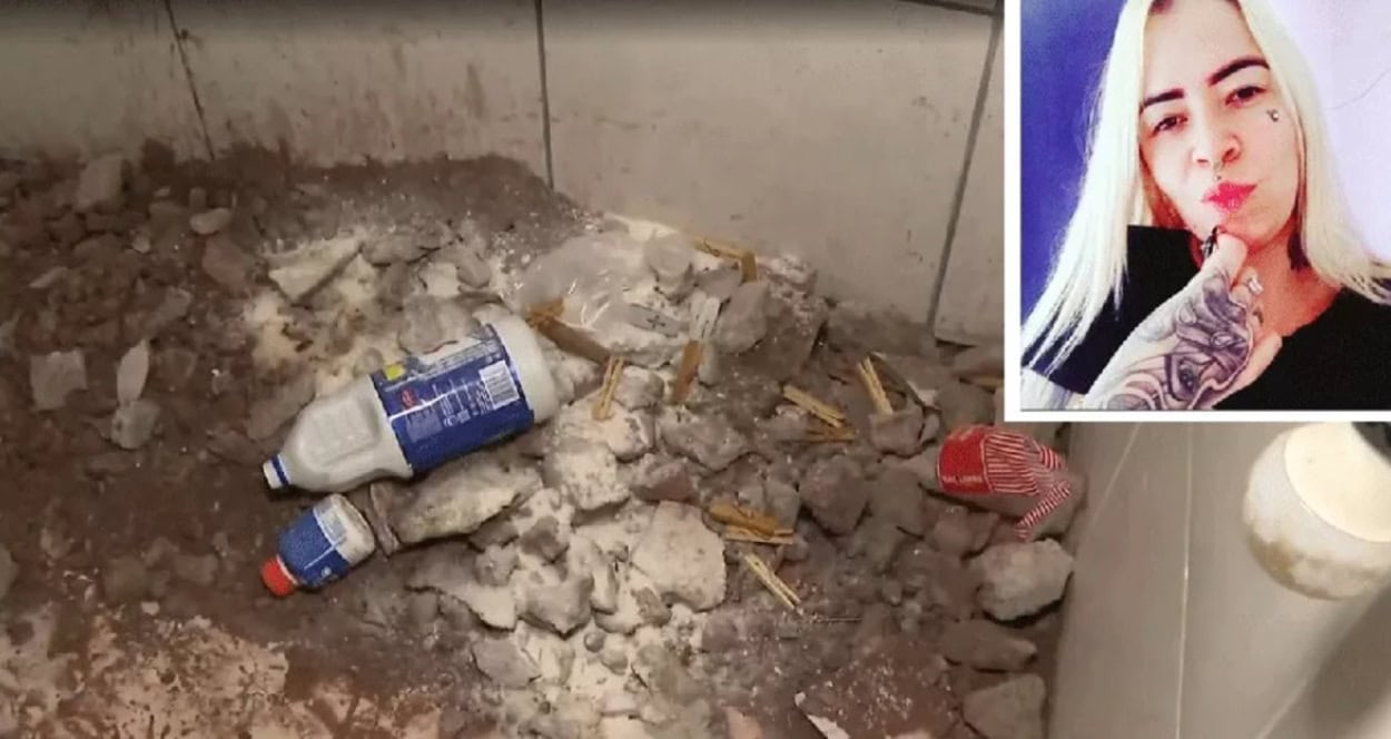 Corpo da garota de programa Aline Cristina de Lira, de 24 anos, conhecida como "Loira do ABC", foi concretado na residência de Francisco.