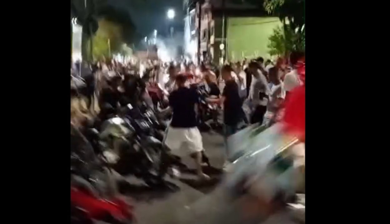 PM é recebida com hostilidade em abordagem de motociclista durante evento em São Bernardo