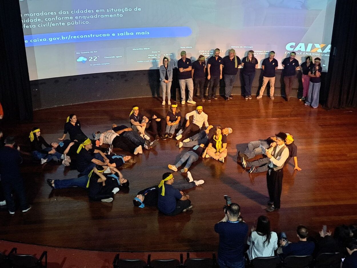 Funcionários da Caixa Econômica do Grande ABC participam de dia de integração em Ribeirão Pires