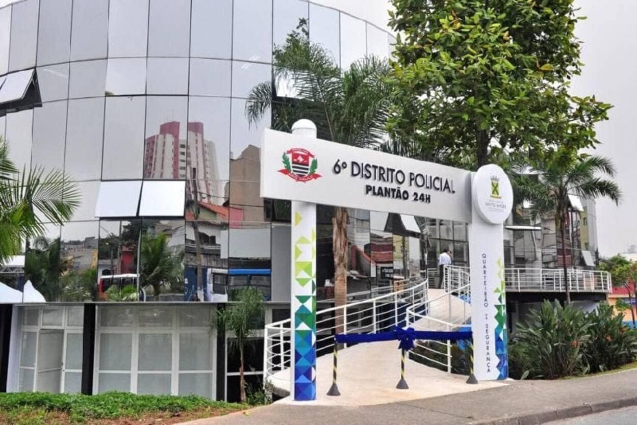 fachada do 6º DP de Santo André