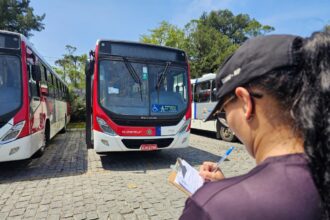 Prefeitura de Ribeirão Pires fiscalização da frota de ônibus da Suzantur