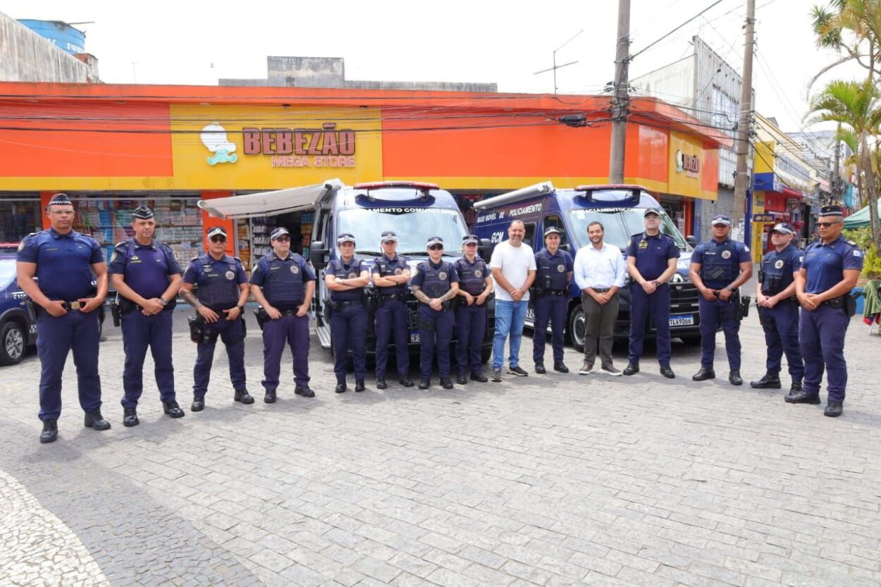 Novas bases móveis da GCM vão para as ruas para proteger a população