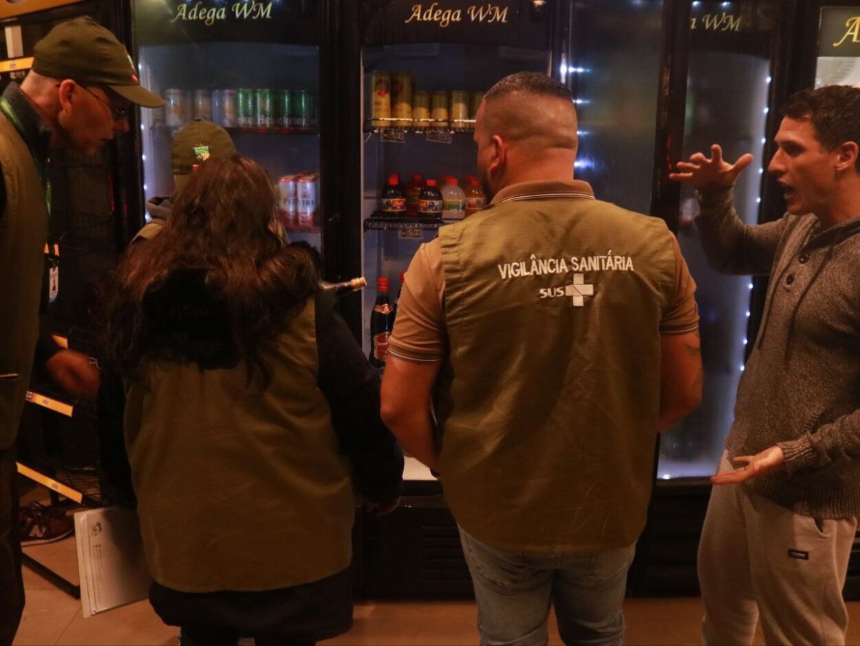 Operação inédita contra venda de bebidas irregulares em Rio Grande da Serra fortalece fiscalização em defesa da saúde pública*