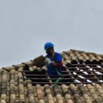 Vila do Doce passa por destelhamento do palco em obras de recuperação Ribeirão Pires