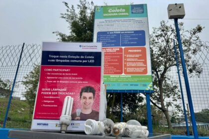 Enel São Paulo e Semasa promovem troca gratuita de lâmpadas em Santo André