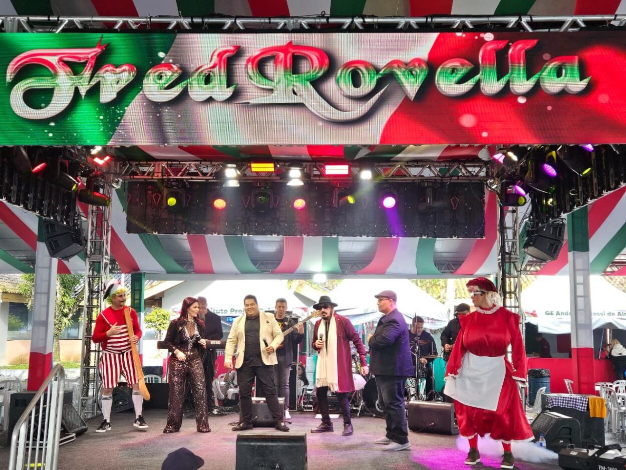 3ª edição da Festa Italiana Solidária de Ribeirão Pires encerra neste fim de semana com shows de Fred Rovella e Mafalda Minnozzi