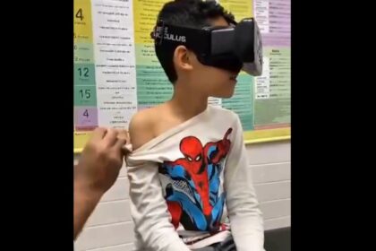 Fim do choro na Vacina? Santo André testa óculos de realidade virtual para distrair crianças