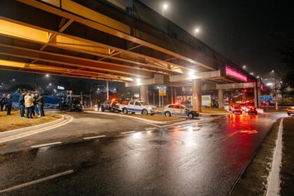 Prefeita Jéssica entrega obras de novo retorno na av. Kennedy, na altura do viaduto Mamãe Clory