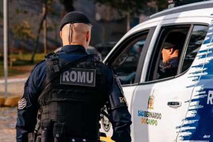 Em São Bernardo, Romu prende foragido da Justiça durante patrulhamento no Centro