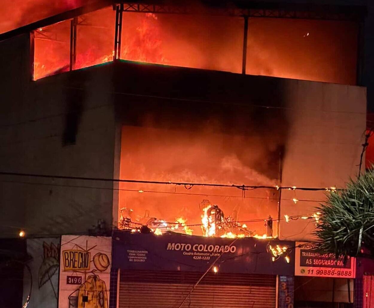 Madrugada de susto na Avenida Presidente Kennedy mobiliza bombeiros; Corporação confirma fogo extinto e ausência de vítimas em nota oficial